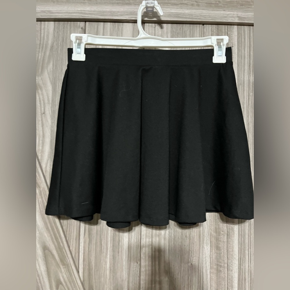 Ambiance Black Skater Skirt